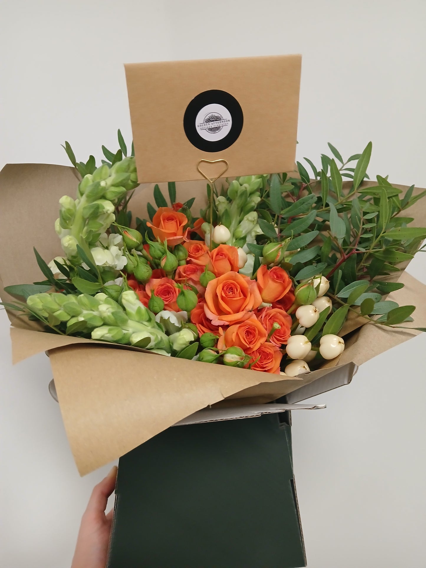 Small Orange and Green Sympathy Delivery