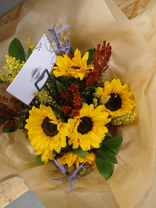 Wirral Sunflower Bouquet Deliveries - The Perfect Summer Flower.