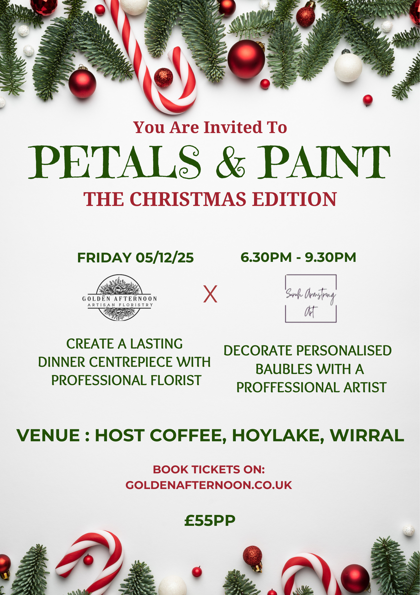 PETALS & PAINT - The Christmas Edition Friday 05.12.25