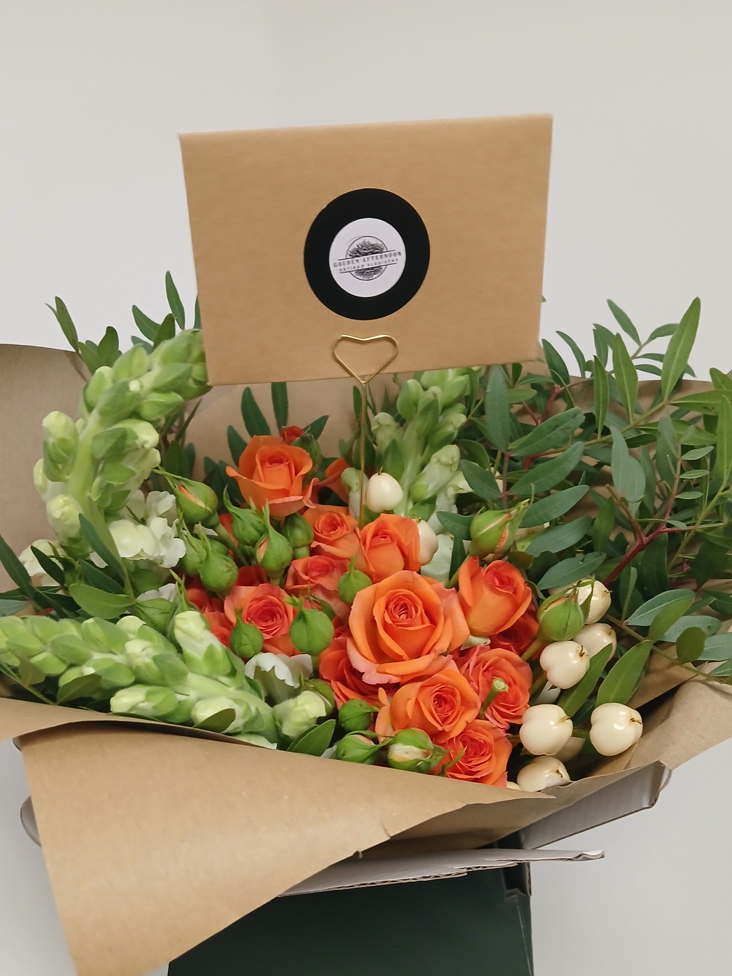 Small Orange and Green Sympathy Delivery